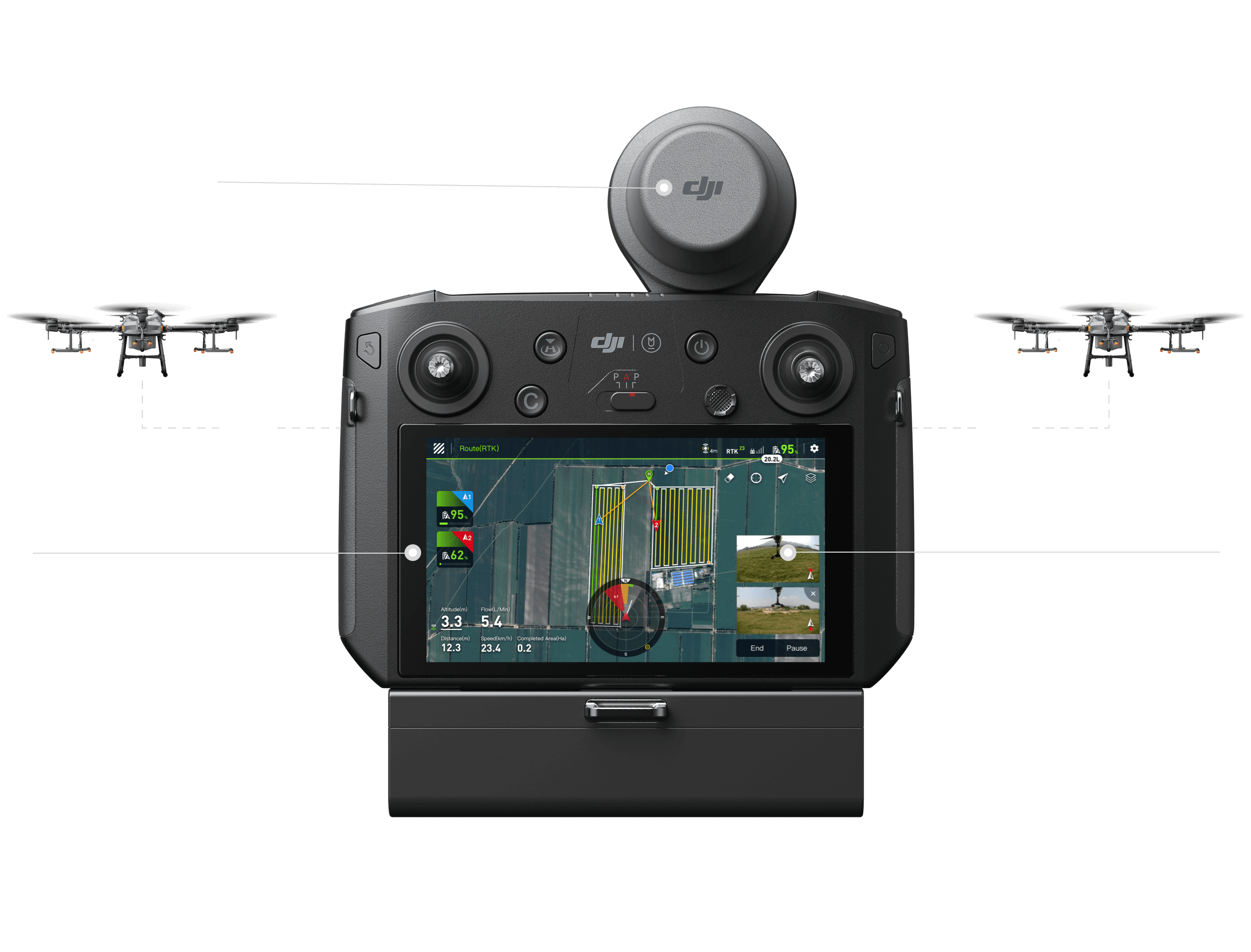 Control DJI Agras T30