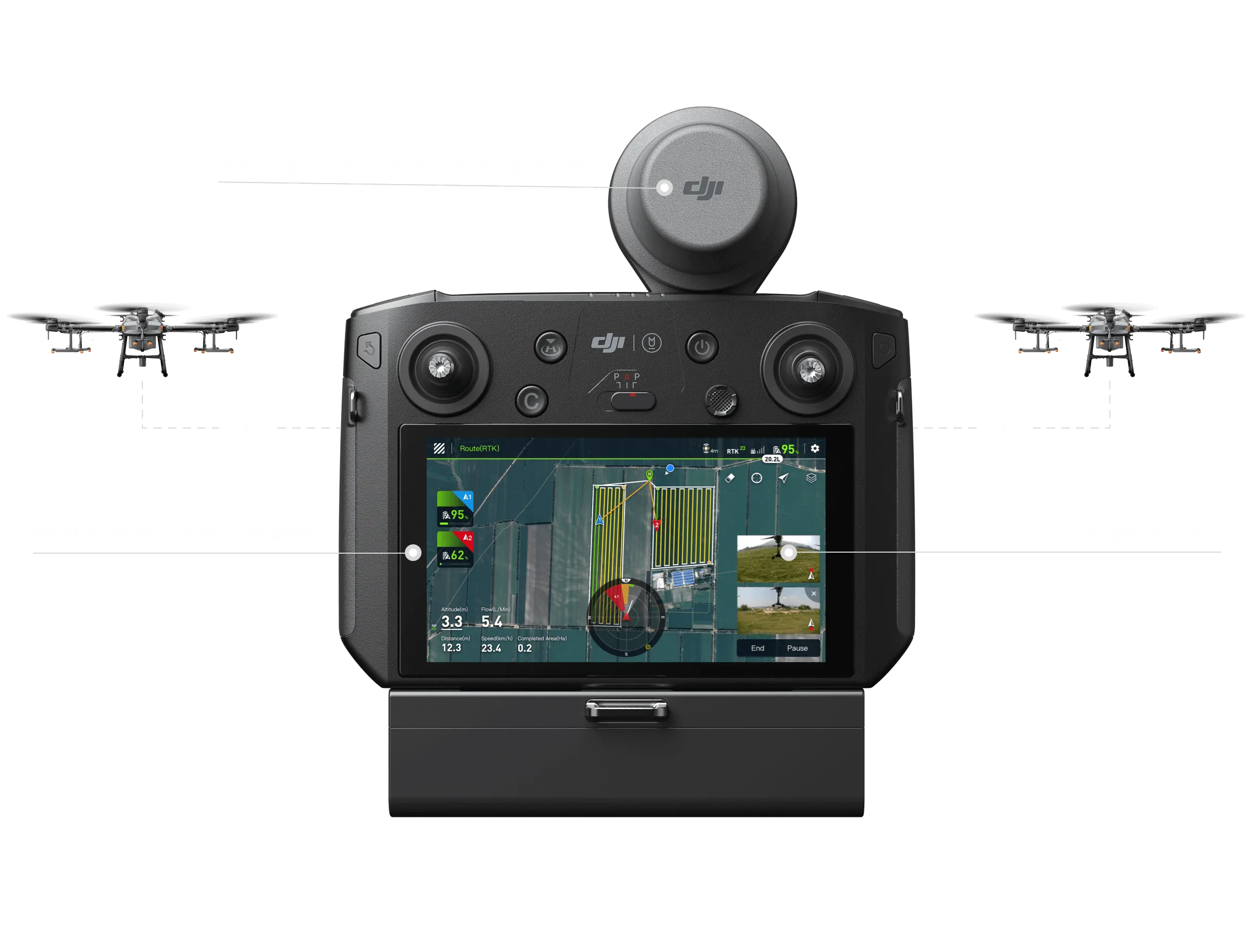 Control DJI Agras T30